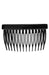 Black Side Hair Comb, made in France by France Luxe