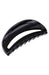 Black Hair Clip ,Narrow Cutout Curve Jaw made in France
