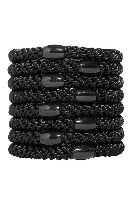 Basic Black Hair Ties by L. Erickson, thick Grab and Go hair bands for thick hair