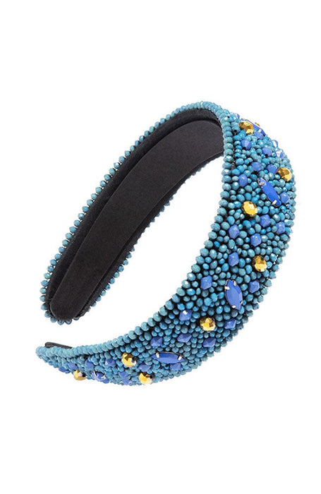 Blue Cluster Headband