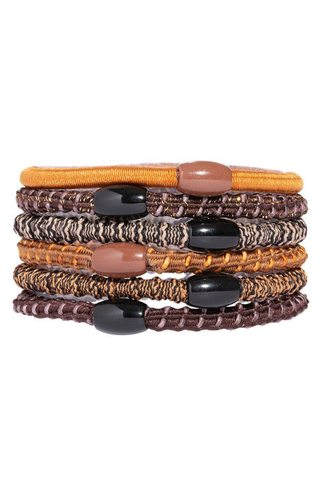 Hair Tie Variety Pack, Brown Hair Bands by L. Erickson