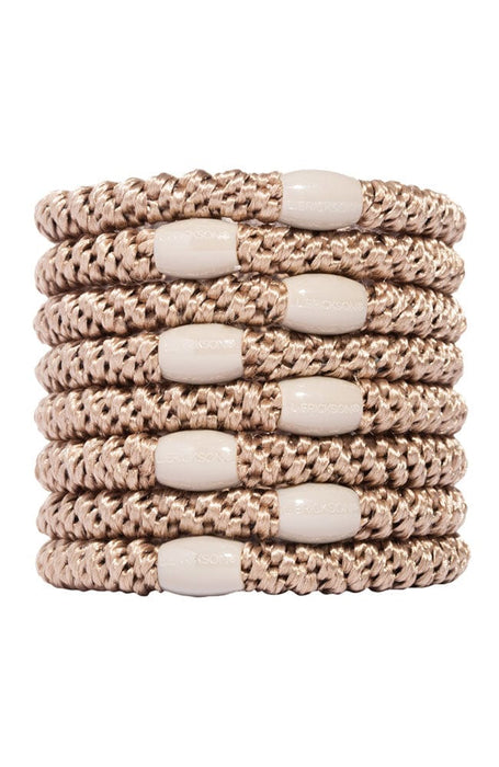 Camel Beige Hair Ties by L. Erickson, thick Grab and Go hair bands for thick hair