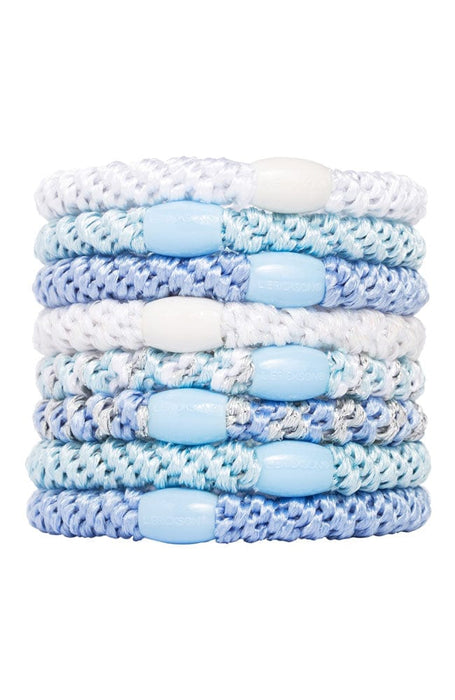 Light Blue Hair Ties by L. Erickson, thick Grab and Go hair bands for thick hair