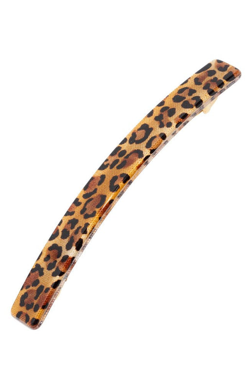 Cheetah Print French Barrette, Classic Animal by France Luxe