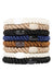 Navy, Neutral, Black Hair Ties by L. Erickson, thick Grab and Go hair bands for thick hair