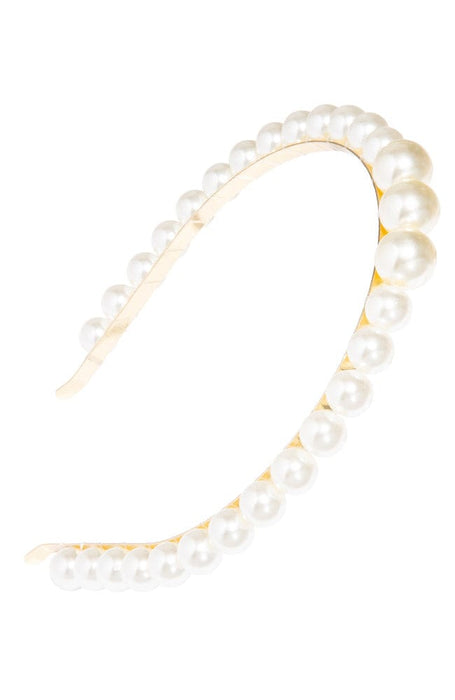 Vintage Style Pearl Headband, 2-Pack, by L. Erickson