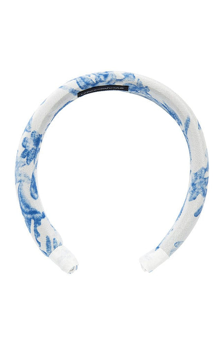 1 1/2" Padded Headband - Delft Floral