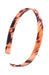 L. Erickson USA 1/2" Ultracomfort Headband - Digital Blur Coral, Silk Charmeuse