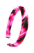 L. Erickson USA 1" Padded Wide Headband - Digital Blur Pink, Silk Charmeuse