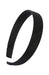 1" Ultracomfort Wide Headband, Black Silk Dupioni, L. Erickson USA