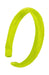 L. Erickson USA 1" Padded Wide Headband - Peridot Green, Silk Dupioni