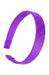 Purple Headband, 1" Wide Ultracomfort Violet Silk Dupioni, L. Erickson USA