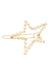 Gold Star Hair Clips tige boule clasp, clip detail, L. Erickson