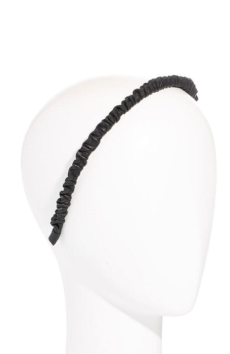 Leather Pinch Headband