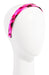 L. Erickson USA 1" Ultracomfort Headband - Digital Blur Pink, Silk Charmeuse, alternate view