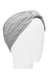 Grey Cashmere Winter Headband, Top knot, L. Erickson