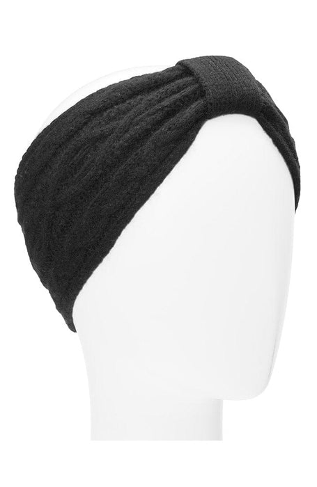 Black Cashmere Winter Headband, L. Erickson