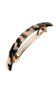 Barrette à Cheveux France Luxe Tokyo 122 - Rectangle Incrusté, Noir Et Multicolore - Neuf Avec étiquettes