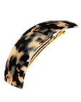 France Luxe large, Ivory Tortoise Shell barrette for women - Rectangle Volume Barrette, Ivory Tokyo.