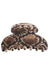 Anaconda Snake Print Claw Clip front view, Couture Jaw by France Luxe
