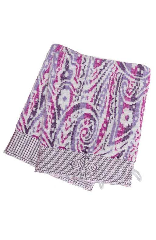 Purple Bath Mitt, 100% Cotton, by France Luxe Body