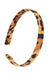 Cotton Leopard Print Headband, 1/2 inch wide, L. Erickson USA
