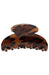 Leopard Print claw hair clip front view, Couture Jaw by France Luxe
