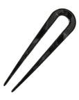 Nacro Black Hair Pin made in France, Skinny Flex Chignon Pin
