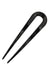 Nacro Black Hair Pin made in France, Skinny Flex Chignon Pin