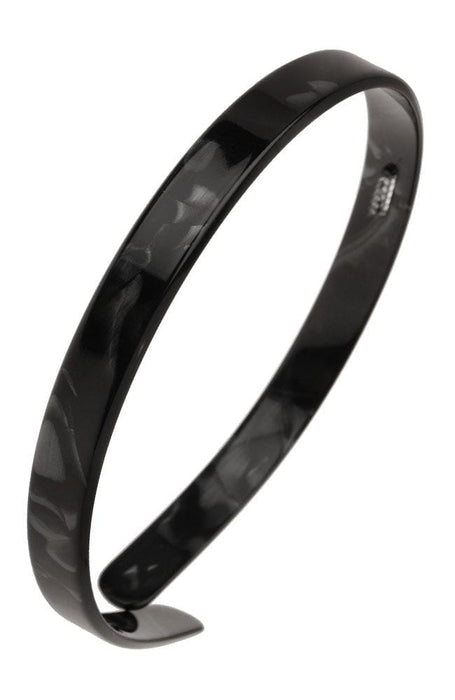1/2" Wide Headband, Nacro Black, by France Luxe