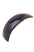France Luxe large, marbled navy and pearlescent indigo barrette for women - Rectangle Volume Barrette, Nacro Ocean.