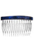 Nacro Ocean Blue Side Hair Comb, made in France by France Luxe