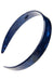 Nacro Ocean Blue 3/4" Wide Headband, handmade France Luxe