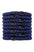 Thick navy blue hair ties by L. Erickson.