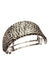 France Luxe Ponytail Barrette, Classic Opera Silver, cellulose acetate and French barrette clasp