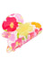 Mini Couture Jaw Clip, Osaka Floral Collection, Pink, by France Luxe