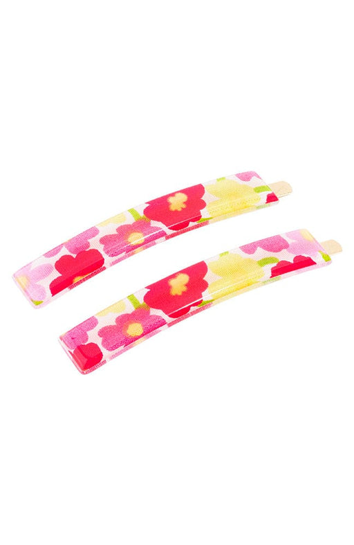 Decorative Floral Bobby Pins, Pink Osaka Collection, by France Luxe