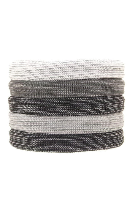 Super Thick Hair Ties, Grey Pack, Non-Damaging, Strong hold