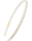 1/4" Ultracomfort Headband - Pavlova White