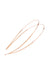 Double metal headband, rose gold, L. Erickson Hair accessory