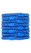 Thick, royal blue hair ties by L. Erickson, 8 pack