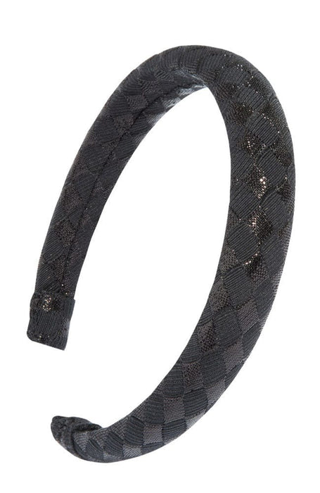 1" Padded Headband - Shiny Weave