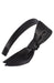 Black Silk Bow Headband, Bahama Bow Black by L. Erickson USA