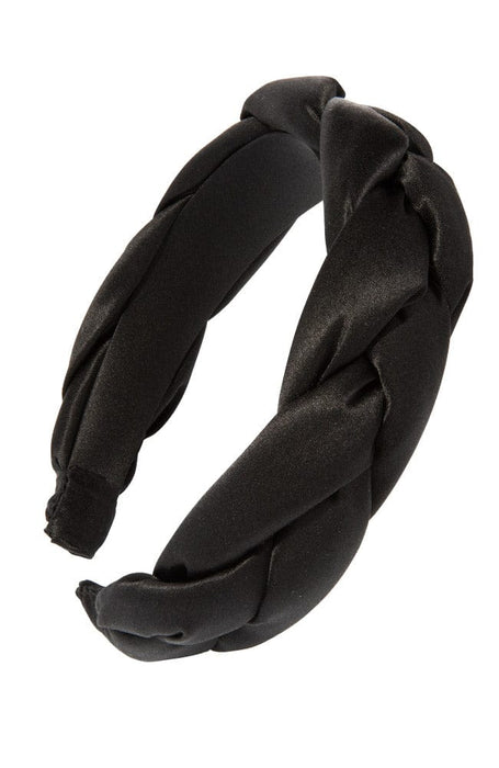 1 1/2" Braided Headband - Silk Charmeuse