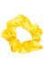 L. Erickson USA Medium Pony/Scrunchie - Buttercup Yellow, Silk Charmeuse