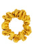 L. Erickson USA Small Silk Scrunchie, Dijon Yellow