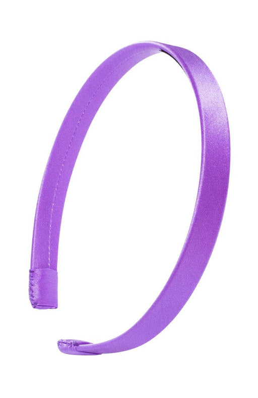 L. Erickson USA 1/2" Ultracomfort Headband - Silk Charmeuse Electric Grape Purple, Silk Charmeuse