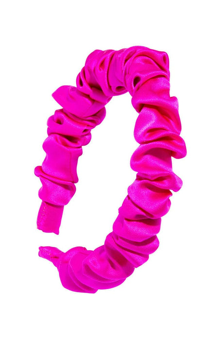 L. Erickson USA 1/2" Medici Headband - Island Pink, Silk Charmeuse