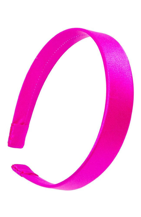 L.Erickson USA 1" Ultracomfort Headband - Island Pink, Silk Charmeuse