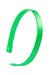 L. Erickson USA 1/2" Ultracomfort Headband - Silk Charmeuse Midori Green, Silk Charmeuse